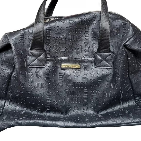 Authentic Juicy Couture Wordplay Weekender Duffle Bag - Picture 1 of 3